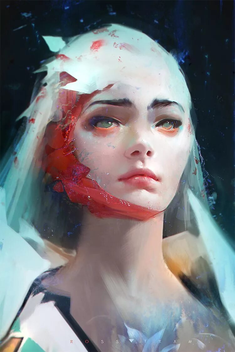 Digital paint. Художник Ross Tran. Диджитал арт художники. Художник Ross Tran арты. Ross диджитал художник.