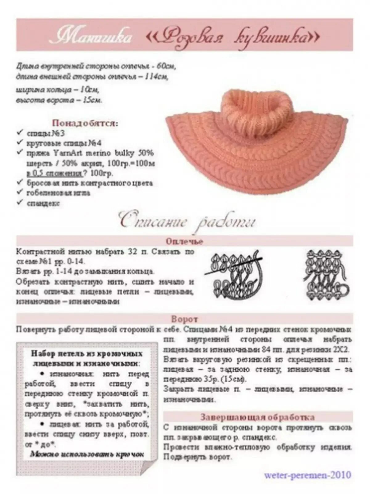 Вязаные манишки Пенсионеры на даче. Житьё на севере. Дзен