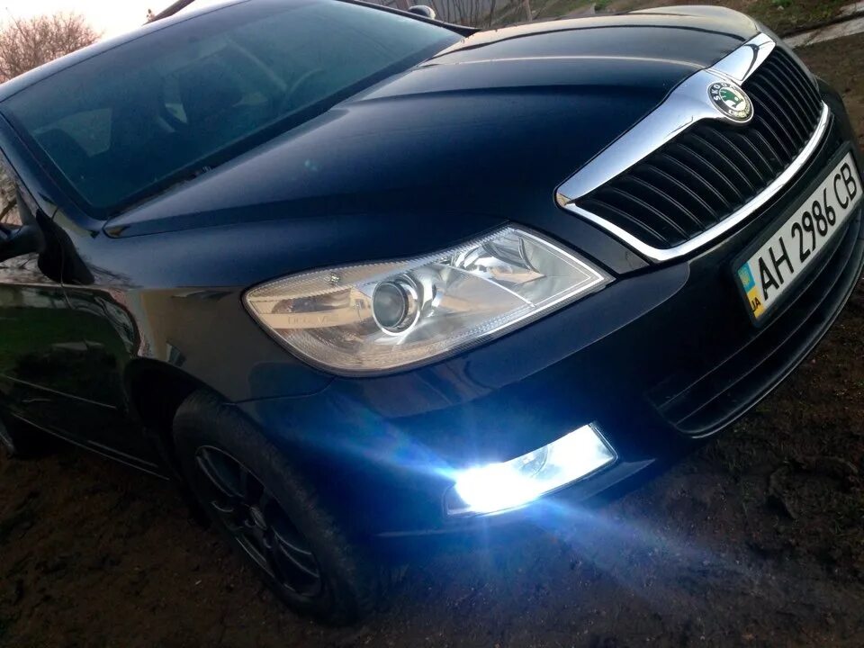 Led octavia a5. Skoda octavia a5 дхо.