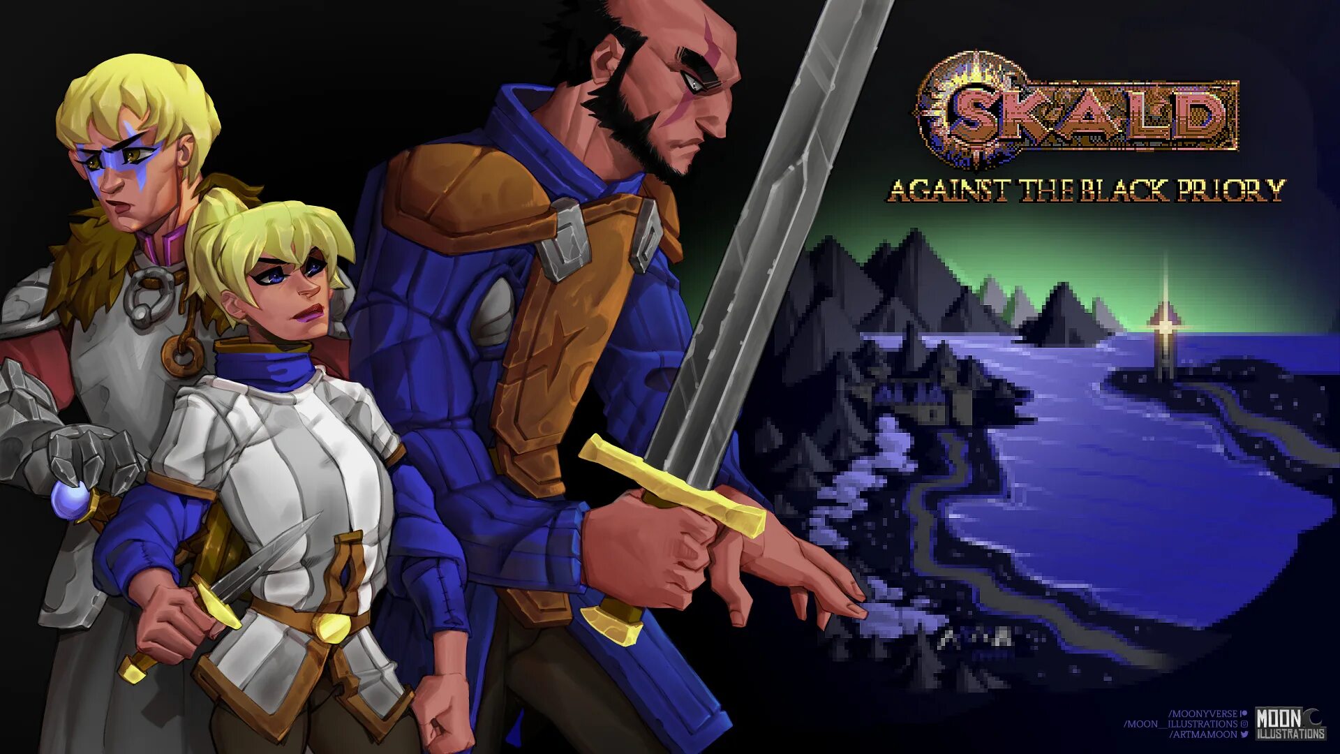 Ebenezer and the invisible. Skald: against the black priory. dungeon alchemist. skald wallpaper. 4к обои на рабочий стол скальды.