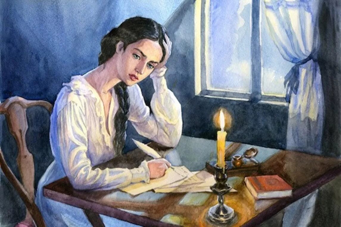 Пишущий картину. Татьяна Ларина Пушкин. Татьяна Ларина Онегин. Татьяна Ларина Евгений Онегин иллюстрации. Портрет Татьяны лариной.