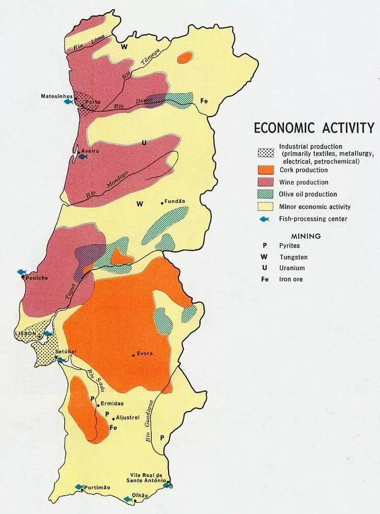 Экономическая карта Португалии. Экономика карта Португалия. Сельское хозяйство Португалии карта. Промышленность Португалии на карте.