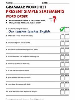 Question words present simple