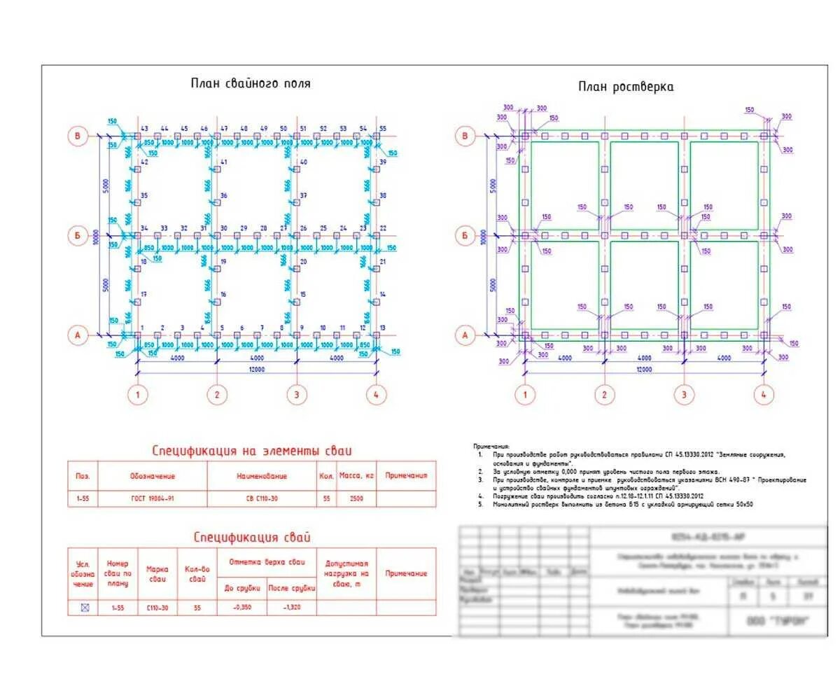 Сельская местность. Небо трава дорога. Поле лес. Зеленый пейзаж. Исполнительная схема разбивки свайного поля.
