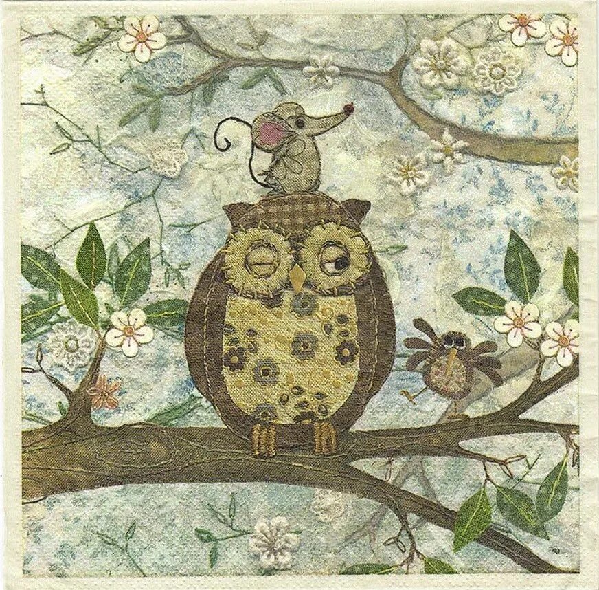 Сова и мышь рисунок. Художник jane crowther. jane crowther салфетки. акварели джейн кроутер. сова для декупажа.