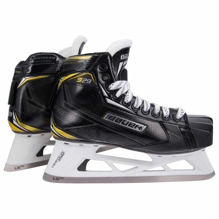 Купить вратарские коньки. Коньки Bauer Supreme 2s. Бауэр Суприм 2s Pro. Supreme 2s Pro коньки. Коньки Bauer Supreme 2s Pro.