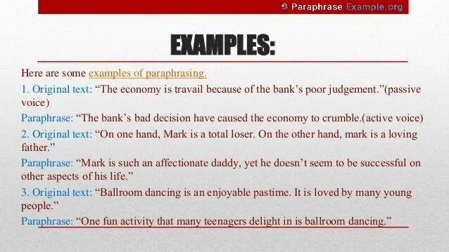 Буду people текст. Paraphrasing examples. What is paraphrasing. What is the paraphrase. Paraphrase examples.