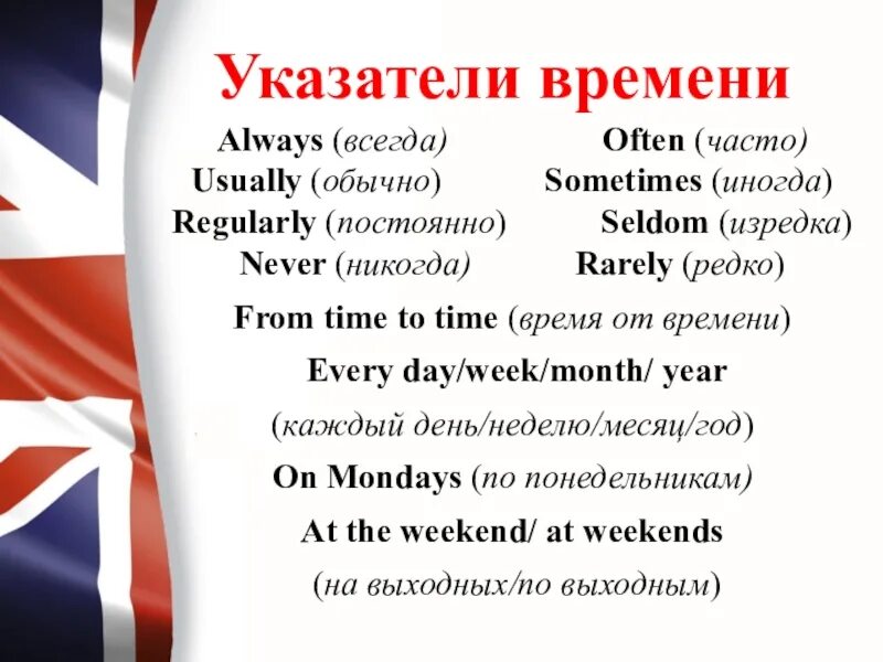 Often на английском. Often указатель времени. Всегда иногда на английском. Предложение со словом often. Always указатель времени.