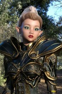 Talking blue elven