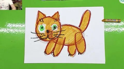Рисование любимое животное старшая