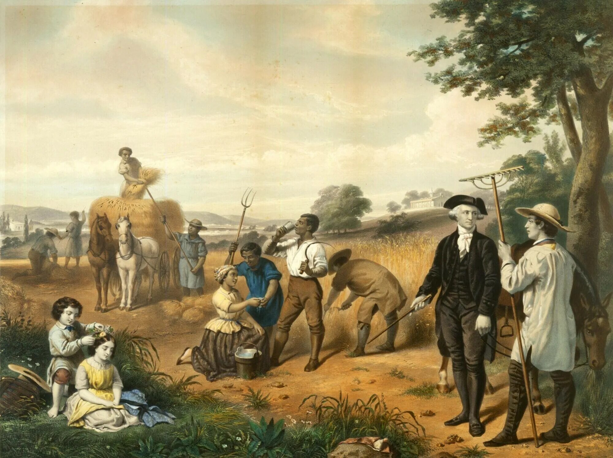 Сша 19 век 9 класс. Джордж Вашингтон на плантации. Плантаторы в США 19 век. Южный плантатор 19 век США. Плантатор рабовладелец 19 века в США.