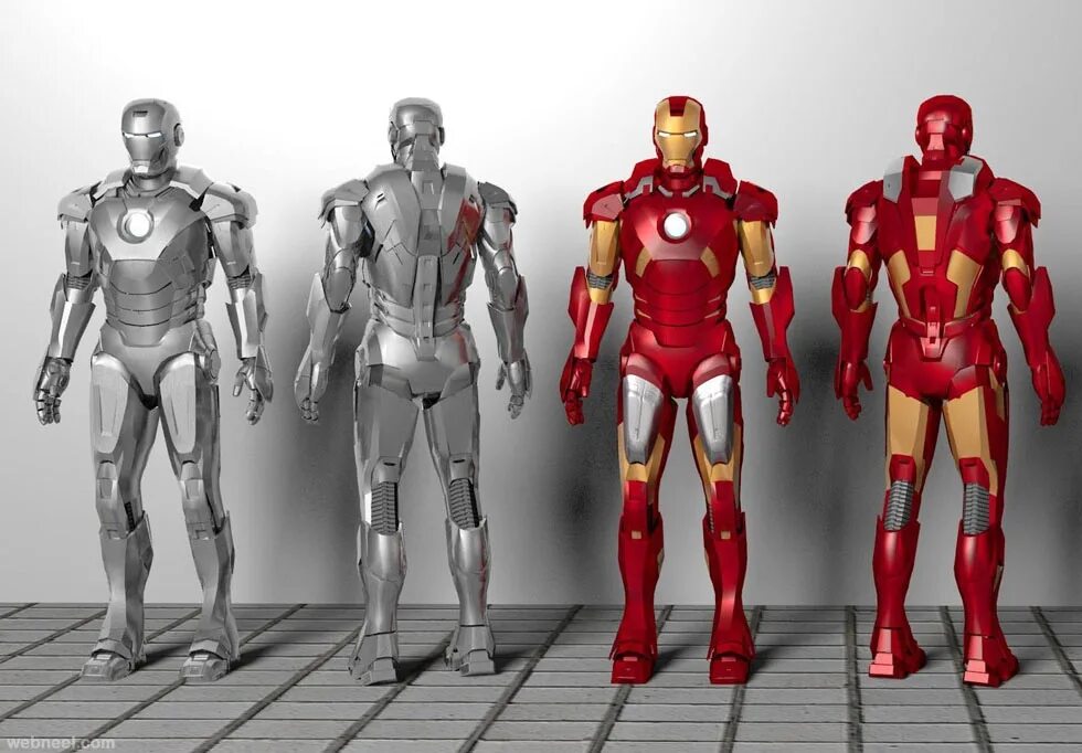 3д модель Iron man Mark 45. Костюм железного человека 3d. Железный человек модель 7.
