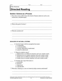 Section 1 reading