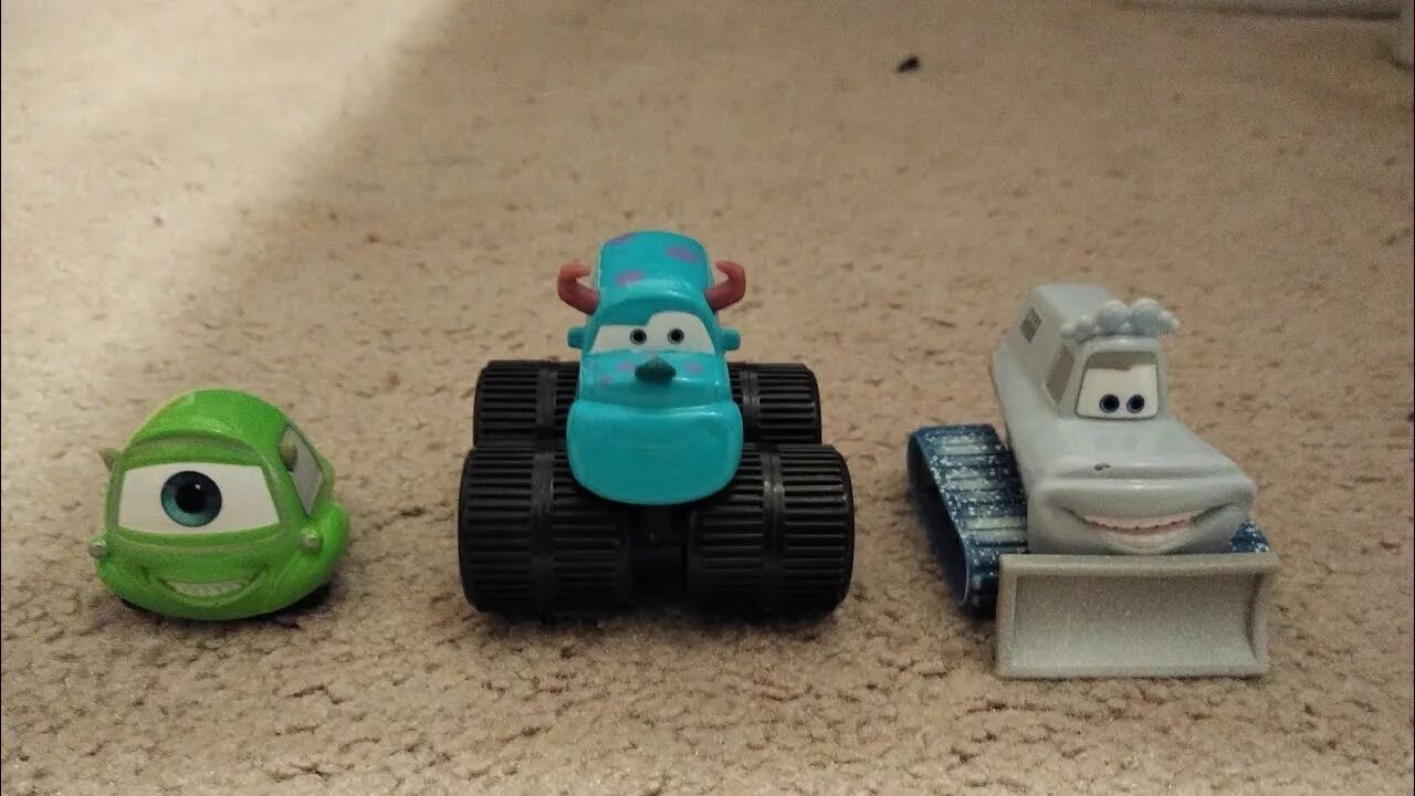 Монстр трак коричневый. Sulley тачки. Cars monster trucks inc. Что такое бигфут монстр трак машинка. Bigfoot машина.