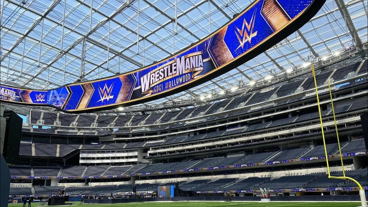 Стадион 39. Стадионная 39. WRESTLEMANIA 39 Stage Design.