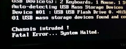 System halted