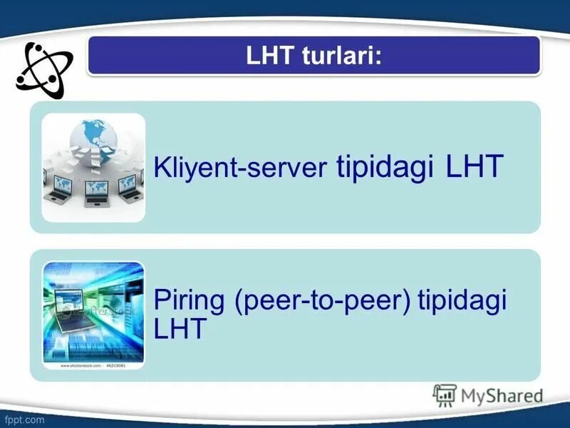 Компьютер тармоклари. Tarmoq turlari. Tarmoq turlari. Tarmoq turlari. Тармок топологияси.