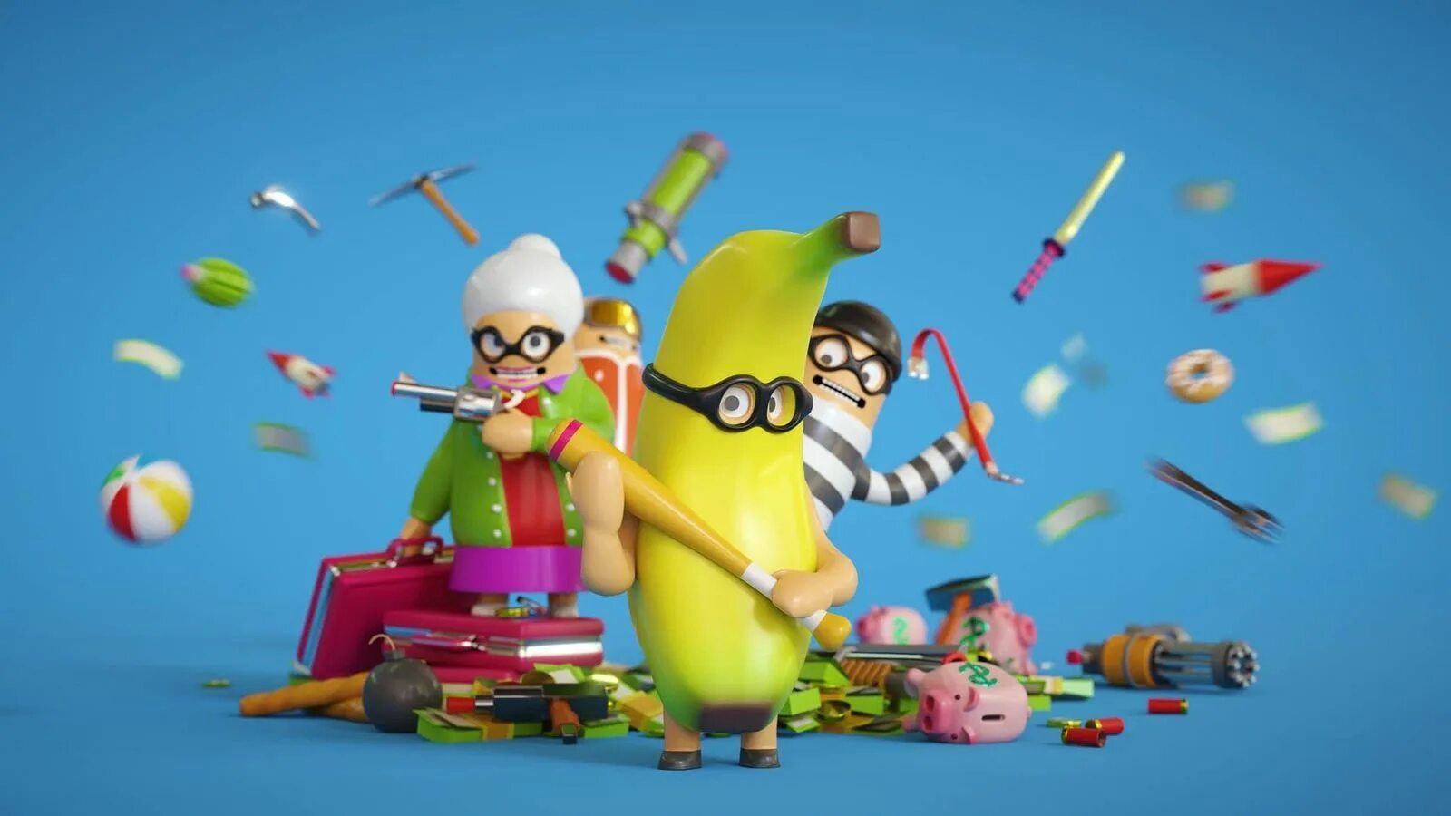 Eraser игра. Меню rubber bandits. Xbox rubber bandits арсенал. Rubber bandits banana. Rubber bandits game.