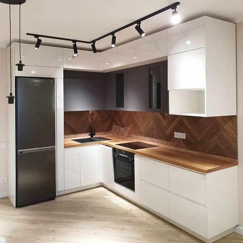 Кухня дизайн фото угловая новинки Custom home Transitional Kitchen New York by Durso Construction Manageme