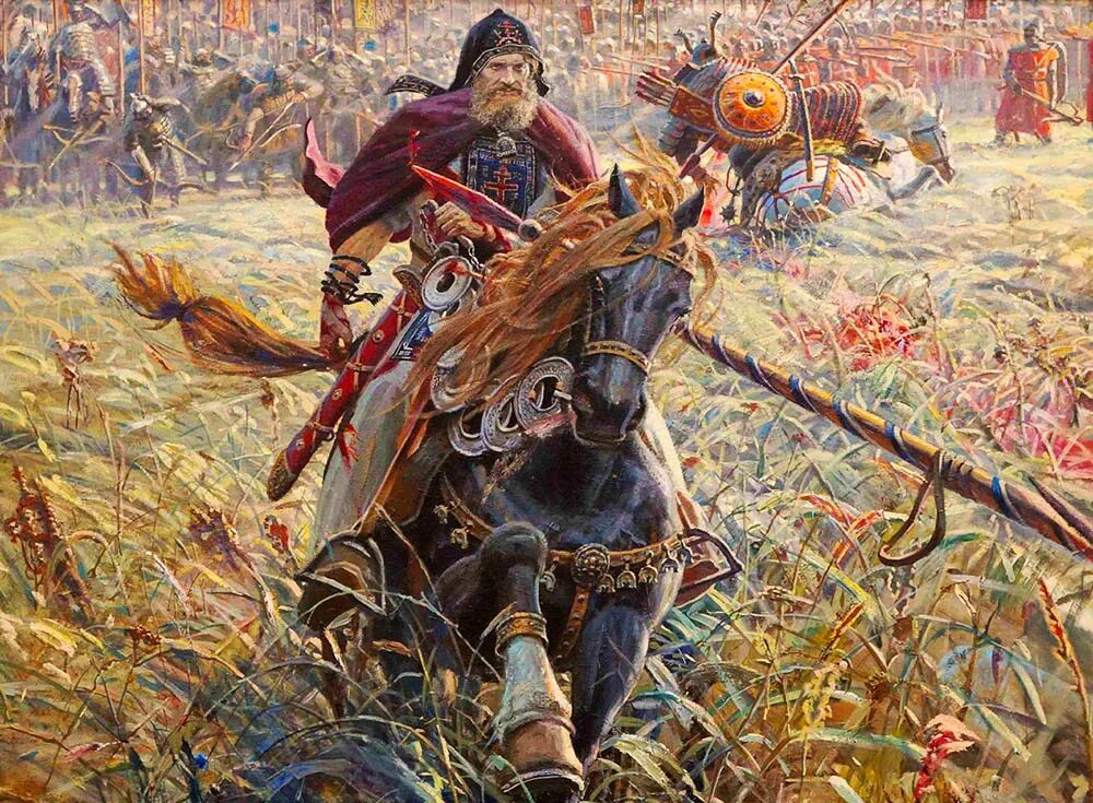 Поединок пересвета с челубеем. Поединок пересвета с челубеем куликовская битва 1380г. Адольф ивон. Художник рыженко куликовская битва. Мохаммед али: бой века.