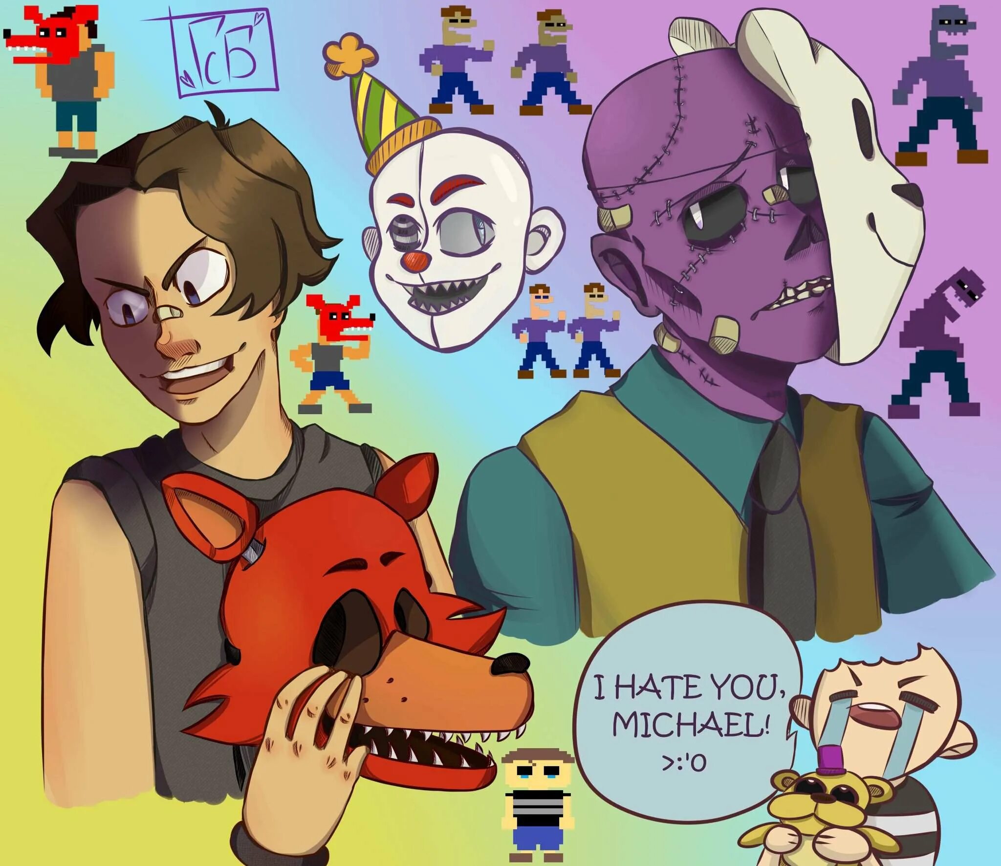 It s me mike. Майкл ФНАФ. Майкл Афтон арт. Майкл Афтон ФНАФ. Afton Family FNAF Майкл.