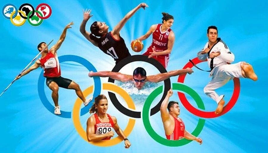 Олимпийские кольца с видами спорта. Спорт в современном мире. Спортивные рекорды. Интересные спортивные факты. Виды спорта кольца