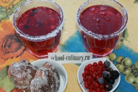 Кисель из ягод смородины