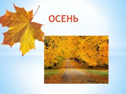 Презентация осень 4 класс 8 вид