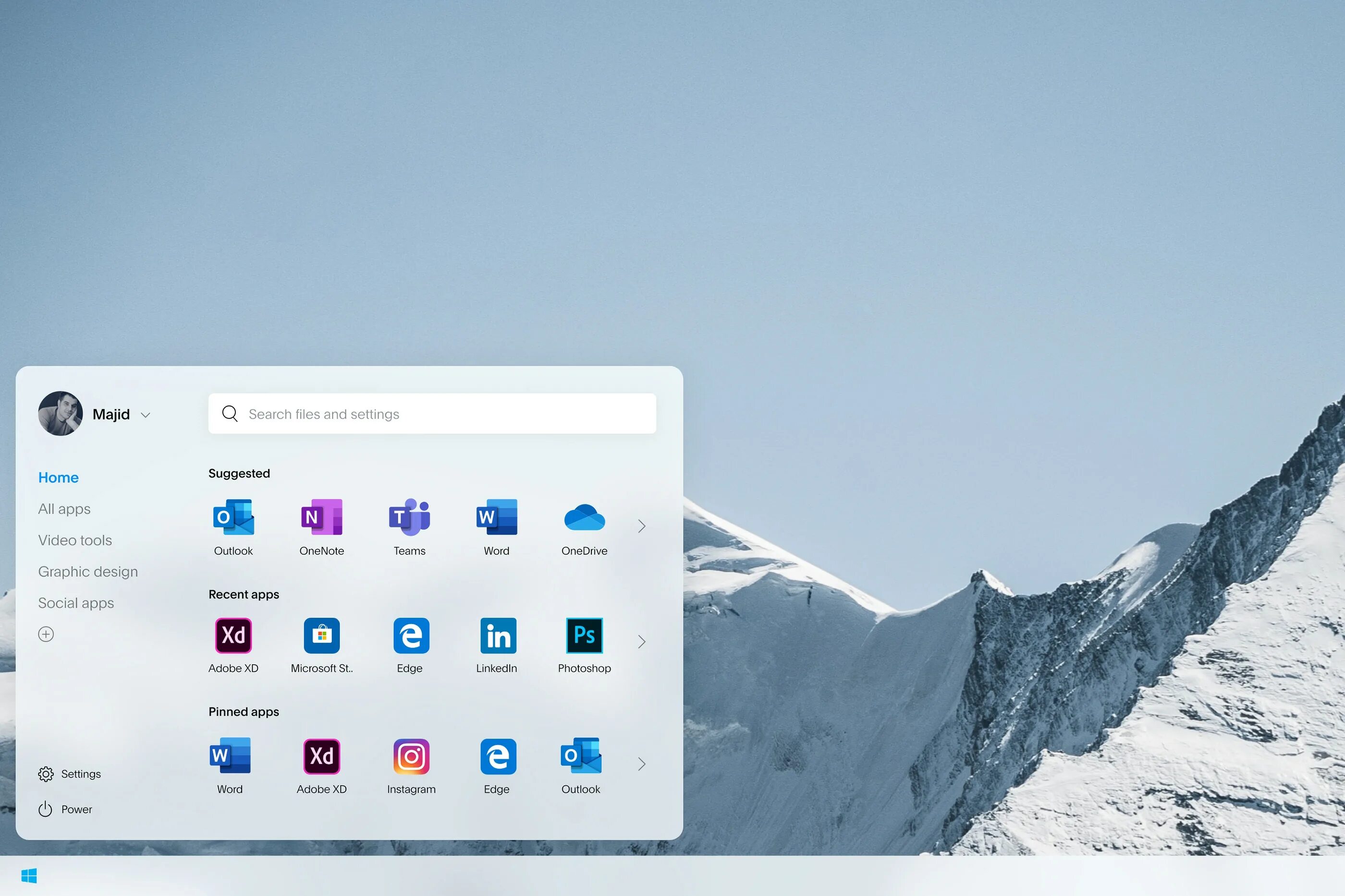Window lite. Концепт windows 10. виндовс lite. операционная система дизайн. дизайн виндовс 10.