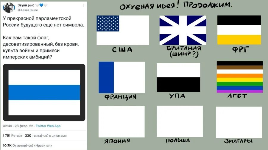 Что обозначает бело синий флаг. Флаги с синим цветом. альтернативный флаг россии. новый флаг россии. измененный флаг россии.