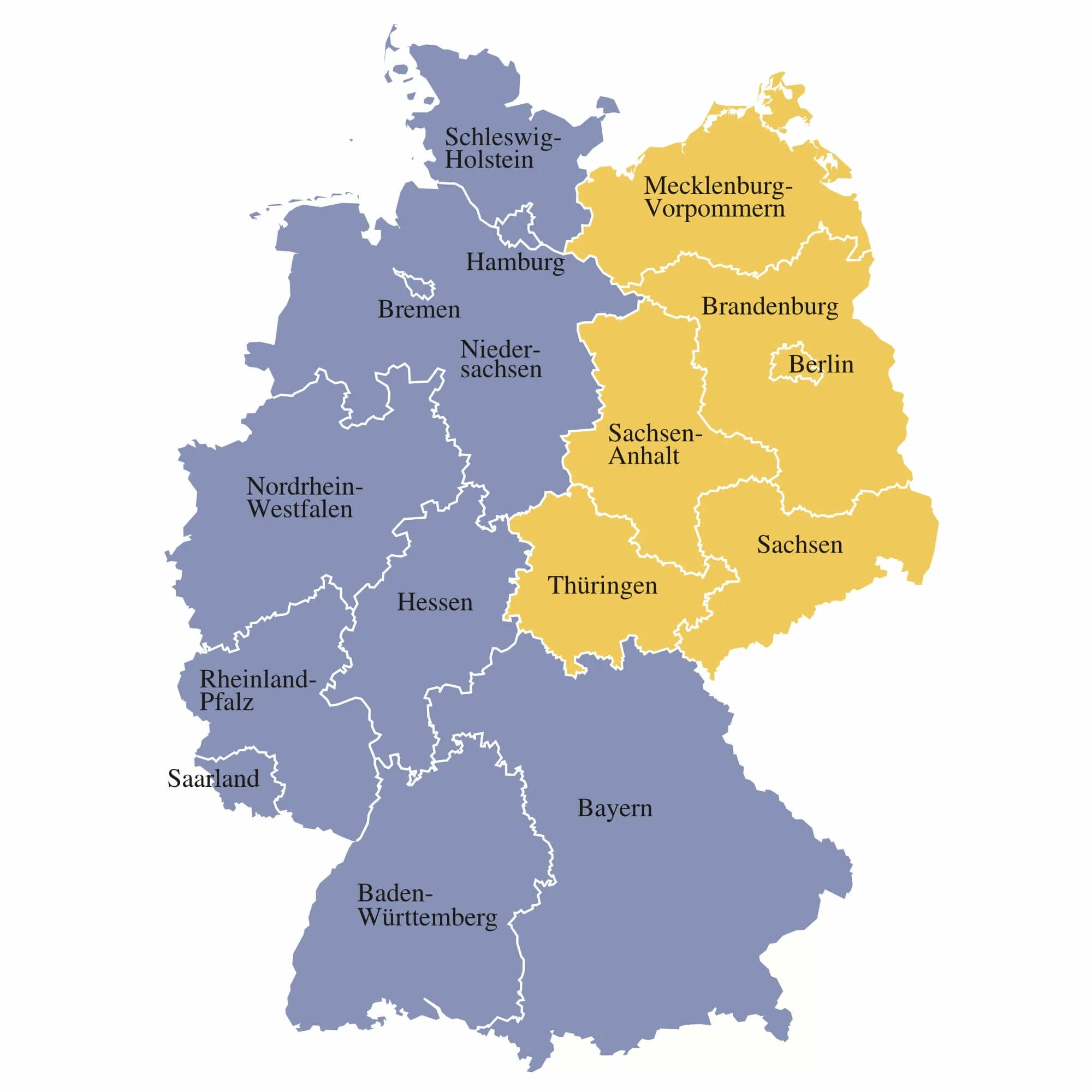Юг Германии на карте. Территория Германии на карте. Федеральные земли Германии. Территория Германии на прозрачном фоне. Каких размеров германия