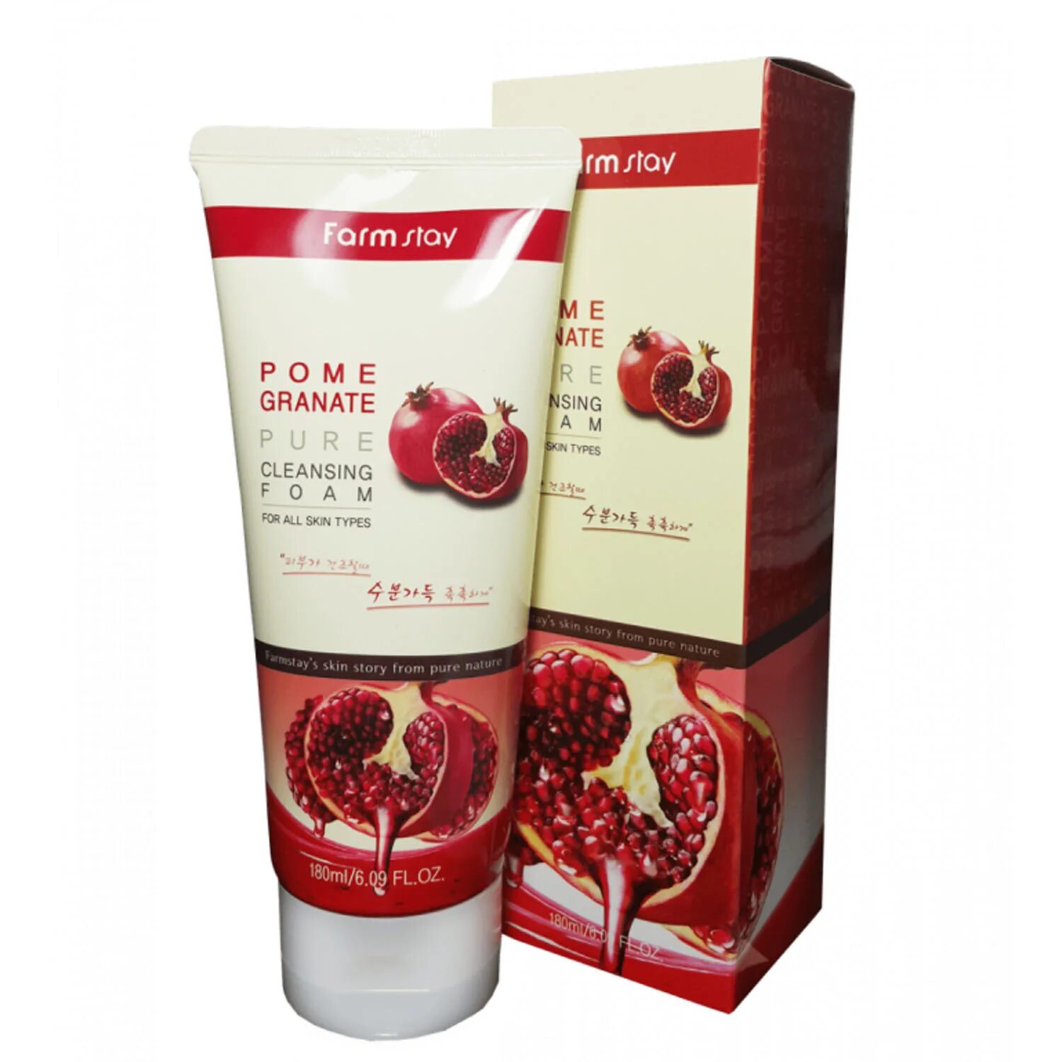 Farmstay cleansing foam. Farmstay Pomegranate Pure Cleansing Foam 180 мл. Пенка Farmstay с гранатом180мл. [Farmstay] Farmstay Pure Cleansing Foam # Pomegranate [Farm stay]. Farm stay пенка для умывания с гранатом Pomegranate Pure Cleansing Foam.