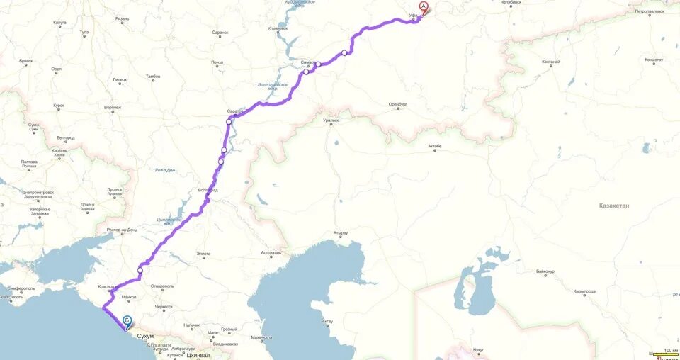 Сколько от екатеринбурга до сочи. Уфа Сочи карта маршрута на автомобиле. Уфа Сочи маршрут. Карта дорог Уфа Сочи. Автодорога Уфа Сочи на карте.