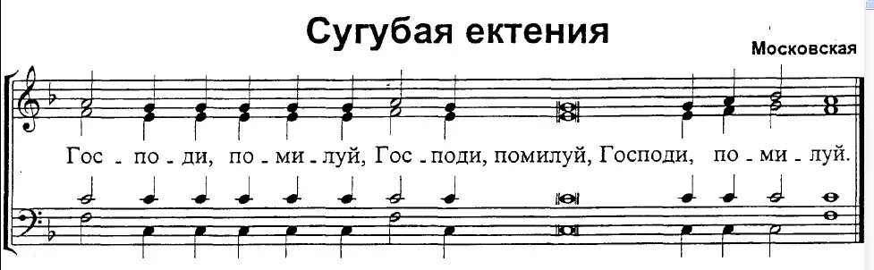 Помилуй нас господи помилуй нас ноты. Ектения Московская Ноты. Сугубая ектения. Просительная ектения Ноты Московская. Сугубая ектения Ноты.