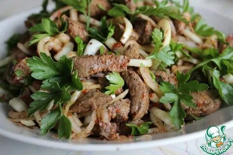 Печень по корейски