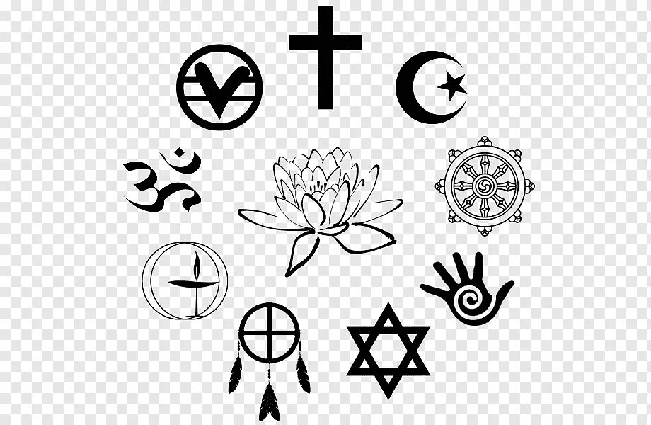 Символ всего нового. Эмблемы религий. Символы Мировых религий.