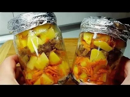 Картофель в банке в духовке рецепт