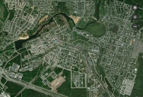 Карта спутник нижегородская область