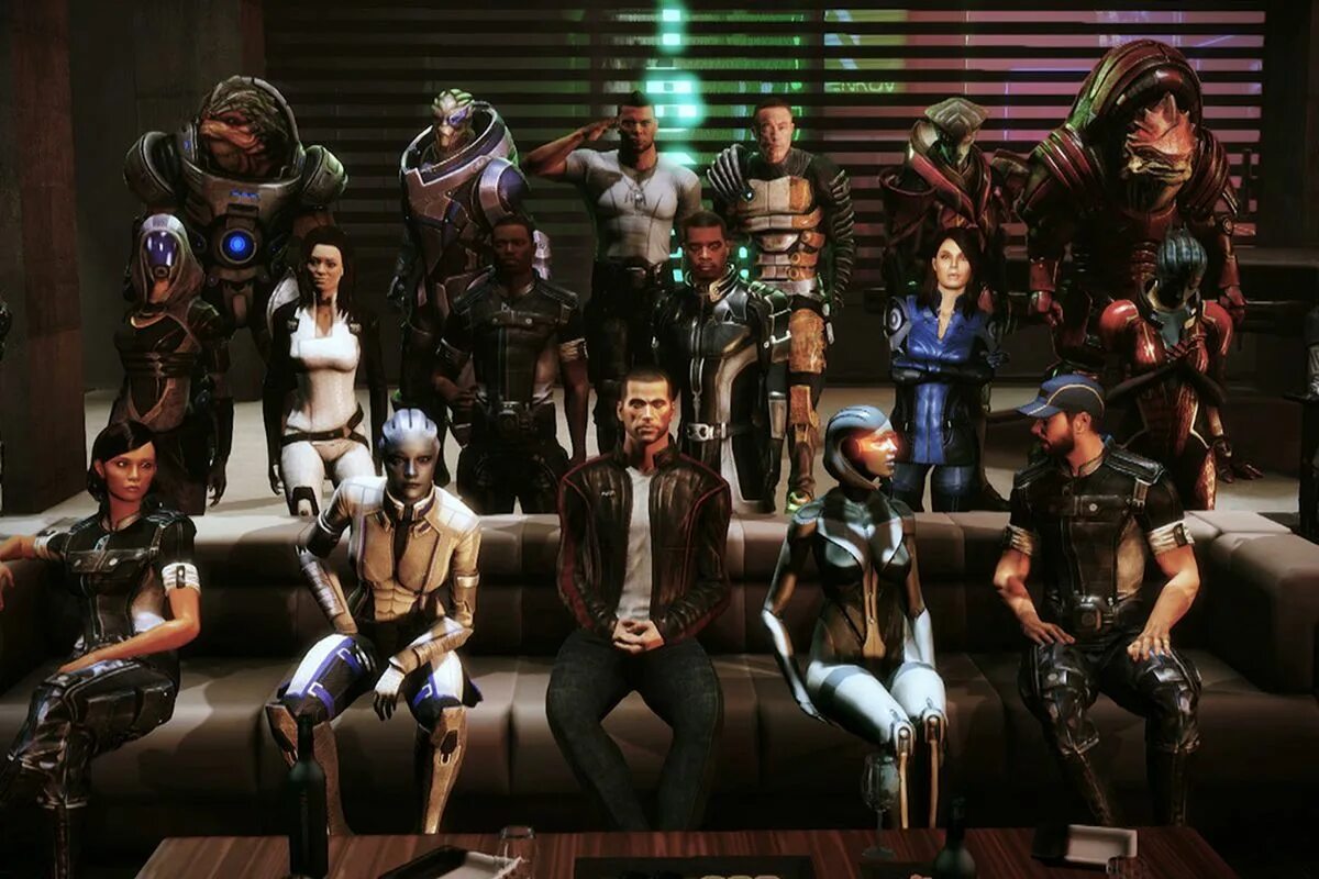 Mass events. Масс эффект 3 отряд. масс эффект 3 команда. mass effect 2 вся команда. масс эффект 3 команда шепарда полностью.