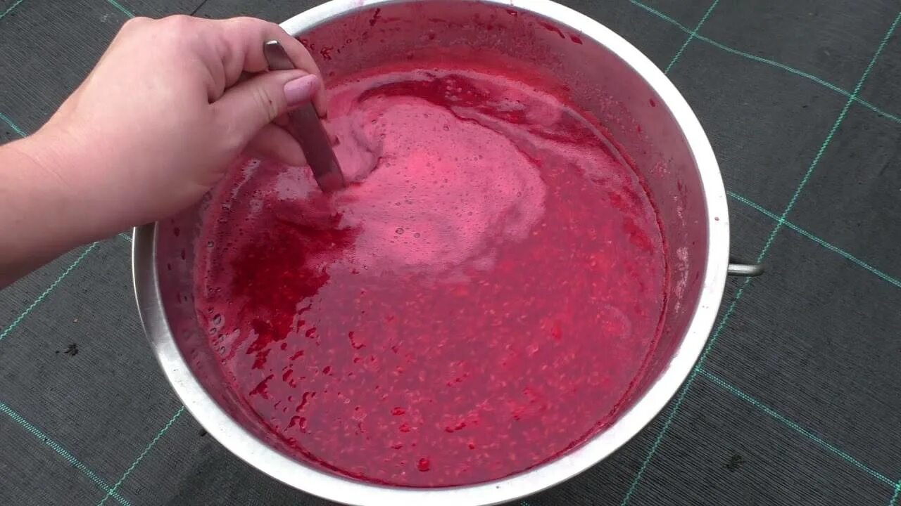Как сделать малиновый