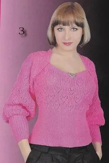 Кофточка женская спицами из пряжи
