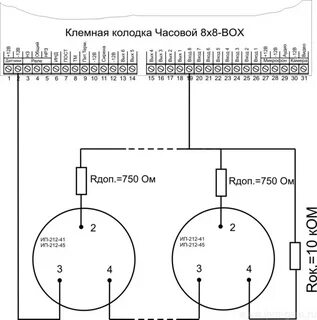 Пожарный датчик схема