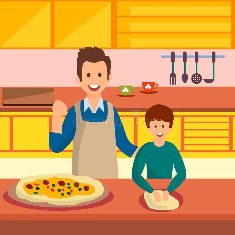 My father is a cook