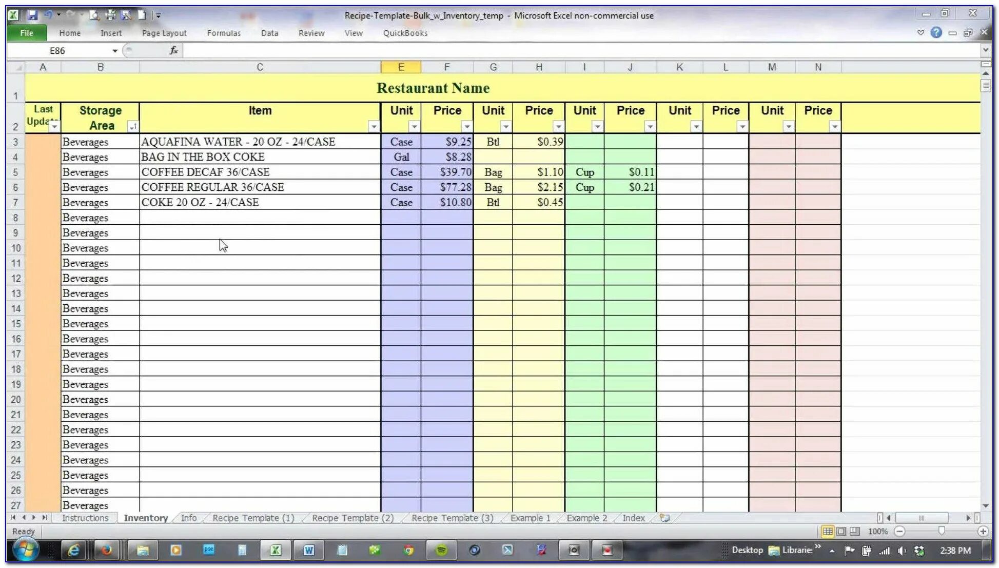 Excel. Инвентаризация в экселе. Таблица инвентаризации excel шаблон. Эксель для кофейни.