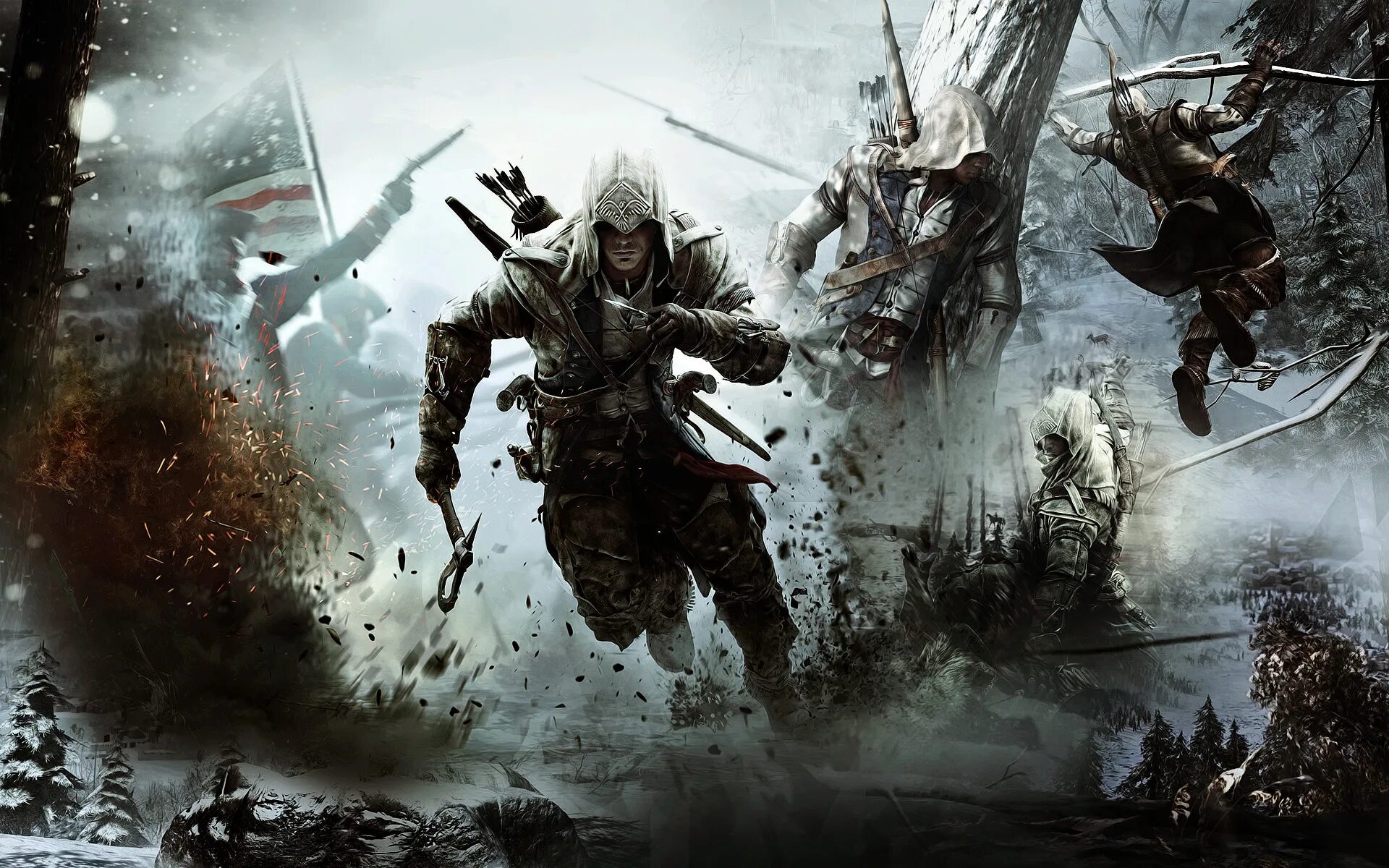 Ассасин 3. Assassin’s Creed III – 2012. Ассасин Крид 3 обои. Assassin's Creed 3 обложка.