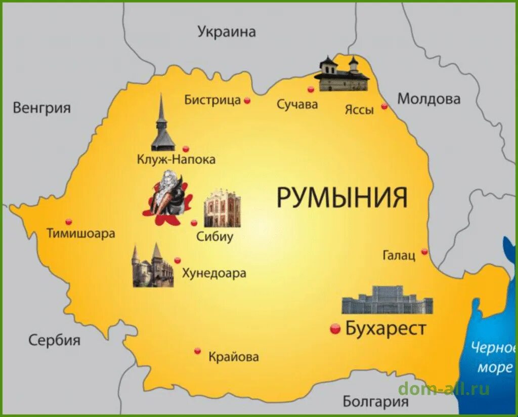 На каком говорят в румынии. Достопримечательности румынии на карте. столица румынии на карте. туристическая карта румынии. расположение румынии на карте.