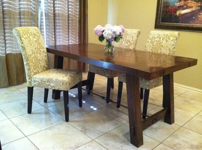 Farmhouse Table Farmhouse table plans, Modern farmhouse table, Diy farmhouse tab