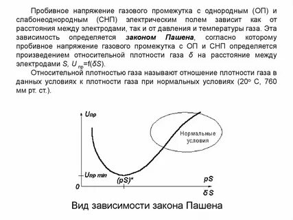 Промежутки газа