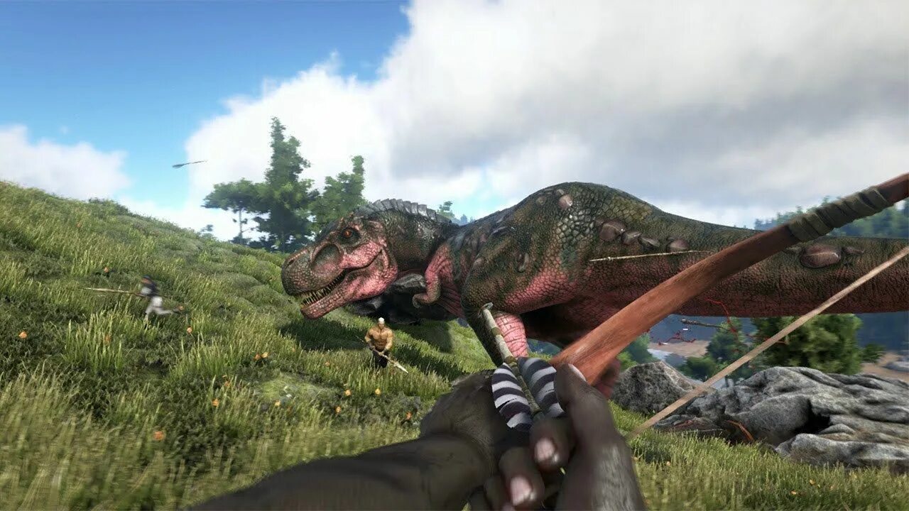 Игры динозавр приручают. Ark: Survival Evolved. АРК сурвайвал динозавры. Arc Survived Evolved. АРК Survival Evolved.