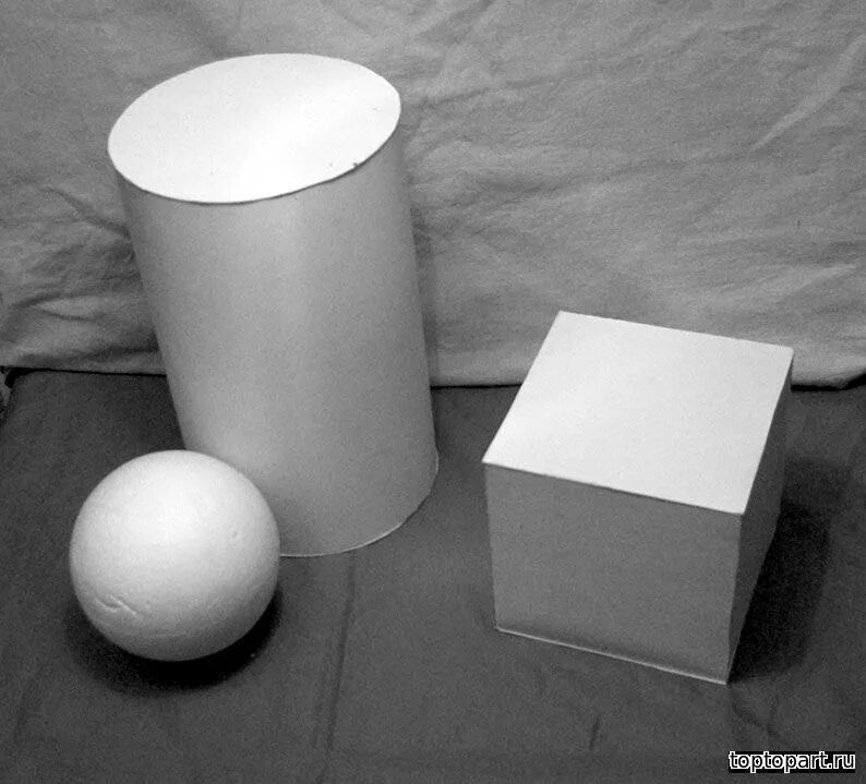Формы куб шар цилиндр. Гипсовые геометрические тела. Гипсовые фигуры цилиндр и куб. Гипсовая фигура куб. Гипсовые фигуры шар куб.